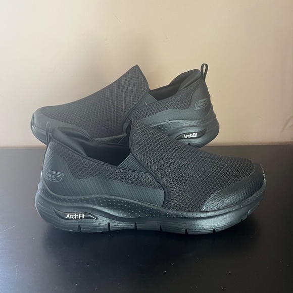 Skechers Men's Arch Fit banlin Blk Slip-on Sneakers Size:11 #232043 - Picture 6 of 10